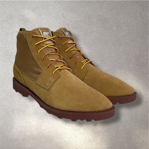 Sorel Caribou Chukka Boots Mens 13 Waterproof Suede Brown